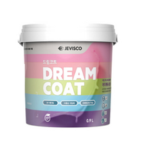 제비스코 벽지페인트 셀프페인트 드림코트 올인원 에그쉘광 0.9L, [아래부터 조색상품]