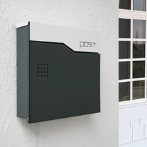 야외 소형 무인 택배함 빌라 아파트 개인 물품 보관, 02.그레이+화이트 우편함