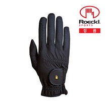 [Roeckl Sports] ROECK-GRIP 뢰클 성인 승마장갑 정품, 9, 블랙, 1개