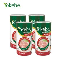 Yokebe 요케베 파우더 딸기 맛 500g 맛있는 살빼기 독일직배송, 4통