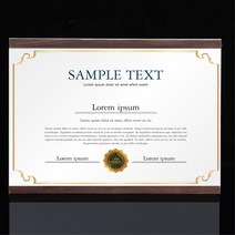 벽부착 우드 아크릴 홍보물 병원 졸업증 허가증 간편교체 호텔 자격증 카페 게시판