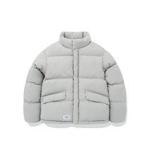 COVERNAT 에센셜 숏 푸퍼 라이트 그레이 CO2204DP10LG