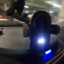 갤럭시 S22 울트라 플러스 아이폰 SE3 차량용 무선충전 거치대 15W FOD, 블랙컬러