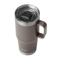 예티 YETI Rambler 591.5ml(20온스) 여행용 머그 스테인리스 스틸 진공 단열 스트롱홀드 뚜껑 샤프테일 토프 561046, Sharptail Taupe