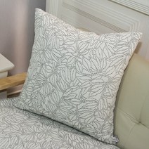 [나산] 쿠션커버 3중지 면 자카드 C96 35x35cm, 단품