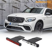 벤츠 W213 세로그릴 전용 AMG 엠블럼 양면부착식, 02.실버