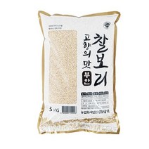 [당하]22년산 햇찰보리 국내산 맛있는 찰보리쌀 5kg, 1개