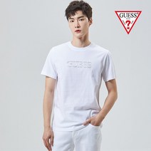 [게스] 남성 라인 게스로고 반팔티 NM2K0553