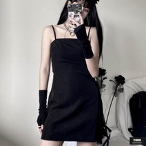 가바바 여성 나시 원피스 시크함이 매력 H라인 나시 미니원피스 G51951