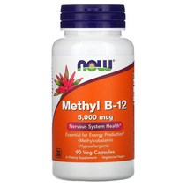 나우푸드 메틸코발라민 비타민 B12 5000mcg 90캡슐