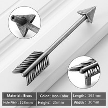 현대 손잡이 골드 도어 손잡이와 부엌 찬장 옷장 가구 서랍 홈 장식, 6003-128mm 철