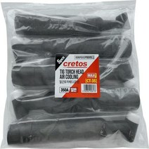 CRETOS 알곤부품 알곤토치헤드(공냉) 350A플렉시블(CT-35F)(5EA), 5개