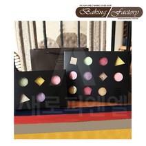 마카롱창박스 럭셔리블랙 - 6구