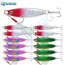 [QISHENG] 배스루어 반짝이 메탈지그 13개입/세트, 혼합 색상E, 20g