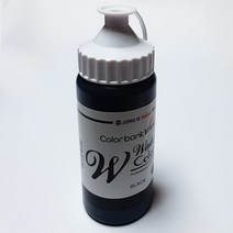 수채화물감 포스트물감 아크릴물감 200ml 낱색물감 15색세트 대용량물감 칼라뱅크비비드 예전화구 낱색물감 종이나라 리필용물감 화방물감 낱색대용량물감, 수채화물감200ml 검정