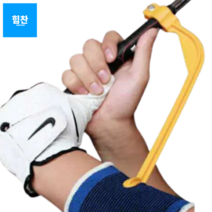 힘찬쇼핑_ 스윙 교정기 프리사이즈 1P 골프 연습 기구 백스윙 자세 도구 손목 꺾임방지 연습기 가정용 휴대용 집에서골프, 단품