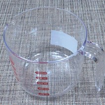 계량컵 계량기 비커 베이킹 용량컵 아크릴 투명 1L, 1000ml