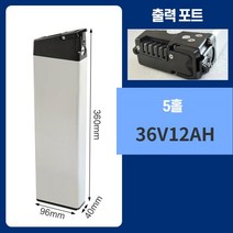 36V48V 전기 자전거 배터리 전동차 내장 리튬 전지