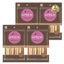 라이브잇 피제이코리아 자연소재 져키 스틱형, 32개입, 180g, 어포&오리고기 맛