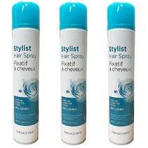 더페이스샵 스타일리스트 헤어 스프레이 300ml 3개, 상세페이지 참조