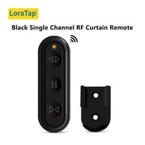 Tuya-스마트 라이프 커튼 스위치 모듈 원격 제어 블라인드 롤러 셔터 RF + 와이파이 앱 타이머 구글 홈 Aelxa 에코 스마트 홈, Black Remote