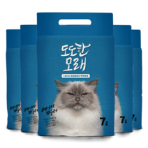 도도한 고양이 두부모래 오더어 더스트 프리 1.4mm, 2.8kg x 5개, 베이비파우더