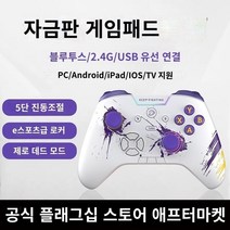 Daryu h101 무선 게임 컨트롤러 pc 컴퓨터 버전 TV Tesla USB 케이블 NBA2k22 2인 여행 Xbox 노트북 Steam Horizon 5fifa4 Elden 링, 5. H105 게이밍 퍼플 3모드