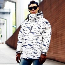 빅사이즈 남자 K28 스노우 보드복 커플 패딩 점퍼