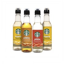 스타벅스 바닐라 카라멜 헤이즐럿 바닐라(무설탕) 커피 시럽 4종 360ml Starbucks Starbuck Variety Coffee Syrup