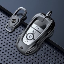 링컨 키홀더 모험가 Z 네비게이터 키홀더 MKZ MKC 키홀더, 링컨 블랙 +저메탈버튼