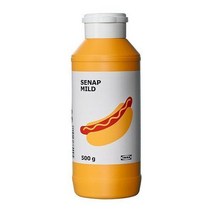독일직구 이케아 마일드 머스타드 세나프 MILD는 겨자 알갱이를 갈아서 만든 500g 병 만듭니다. 예를 들어 B. 핫도그 소시지 햄버거 소스, 수량, 상세참조