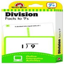 EM 4172 Flash Cards Division Facts to 9s Flash Card, 상품명