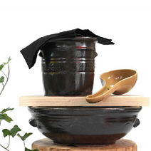 콩나물키우기키트 세트 기르기 재배 시루 재배기 전통 옹기, 2호 길쭉이 콩나물 시루세트