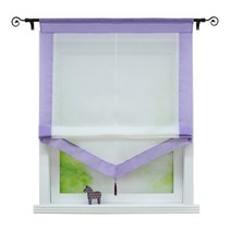 허니콤쉐이드 윈드우블라인드다채로운 정원 주방 로마 커튼 막대 포켓 유형 로마 블라인드 높이 조절 쉬어 패널 창 치료 홈 장식