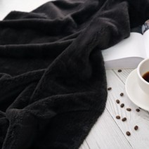 털원단 페이크퍼 에코퍼 밍크 극세사 54컬러, 차콜블랙