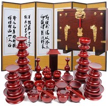 남원공방 제기세트 47P x 제기함 x 제사병풍 제사 제기 목기 그릇 접시, 3box, 남원공방 제기세트 47P + 제기함 + 제사병풍