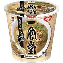 잇푸도 돈코츠 미소 라멘 일본 닛신 식품 이치푸도 시라마루 두부 수프 29g × 6개, 상품선택, 상품선택