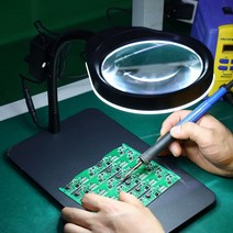 대형 돋보기 확대경 책 검수 고배율 작업 기판 회전