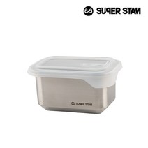 슈퍼 스텐 전자렌지 밀폐 용기 750ml 인덕션 식기세척기 사용가능 스텐반찬통