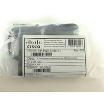 NEW CP-PWR-CUBE-3= CISCO 7900 SERIES IP PHONE 용 파워어댑터 341-0206-02, 상세내용참조, 1개