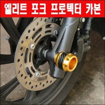 버그만125 200 포크프로텍터 카본 P6111, 골드