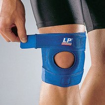 ((무료배송)) LP 무릎보호대 788 개방형 뒷면이 트인 짧은 무릎보호대 (One Size), 블랙 One size, 블랙(검정)