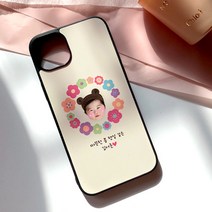 봄햇살 플라워 주문제작 터프(tpu) 폰케이스 커플 포토 아기얼굴 반려동물 휴대폰 강아지 고양이 케이스 아이폰14 갤럭시s22 요술램프지니