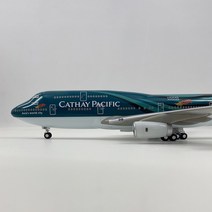 다이캐스트 항공기 모델 인테리어 1:200 스케일 캐세이 퍼시픽 747-400 항공 팬을위한 다이 캐스트 장난감 성인 컬렉션 선물 기념품, a