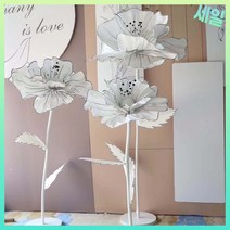 종이꽃 페이퍼플라워 자이언트플라워 포토존만들기, 럭셔리 종이꽃 단품 대형