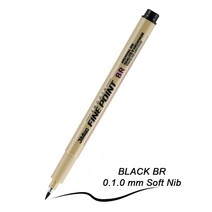 1피스 안료 라이너 펜 파인 라인 스케치 마커 다른 팁 아트 스타일로그래프 드로잉 Copic 공급 업체, 12 Black-BR