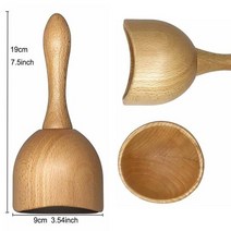 안마봉 나무괄사 핸드 헬드 복부 안티 셀룰 라이트 구아샤 스틱 나무 8/10 비즈 치료 마사지 컵 허리 통증 완화 도구 포인트 트리트먼트 긴장, [06] Wood massage cup