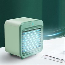 작은방에어컨 무시동 미니 에어컨 이동식 실외기 없는 일체형 캠핑용 수냉식 휴대용 에어컨 쿨러 팬 미니 데스크탑 에어컨 홈 충전식 팬 수냉 팬 5, 물 탱크 팬, 씨엔