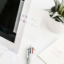 투명 글씨연습 반투명 부착 pet 떡 메모지 떡매, 감자쌀롱 1투명메모지-정사각