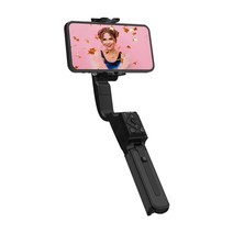 짐벌 hohem isteady q smartphone gimbal handheld stabilizer 360 회전 얼굴 추적 selfie stick for mobile, 아이스테디 q 블랙